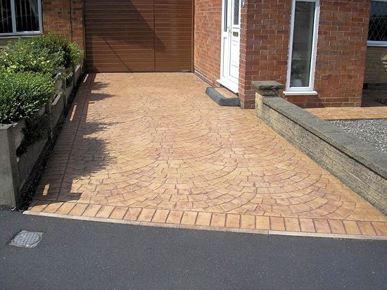 Decorative Pattern Imprinted Concrete Driveways Specialists for Wakefield and surrounding areas